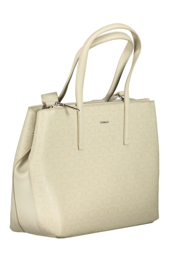 CALVIN KLEIN BORSA DONNA BEIGE - immagine 3