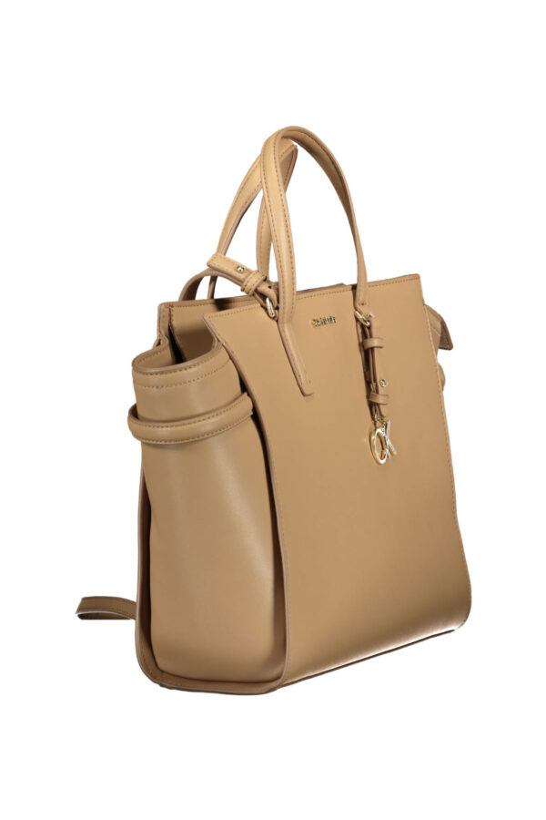 CALVIN KLEIN BORSA DONNA BEIGE - immagine 3