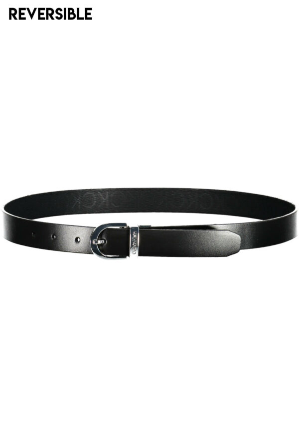 CALVIN KLEIN CINTURA DONNA NERO - immagine 2