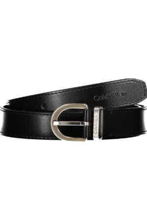 CALVIN KLEIN CINTURA IN PELLE DONNA NERO