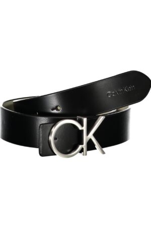 CALVIN KLEIN CINTURA IN PELLE DONNA NERO