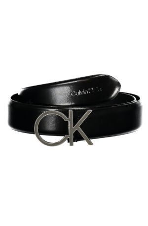 CALVIN KLEIN CINTURA IN PELLE UOMO NERO