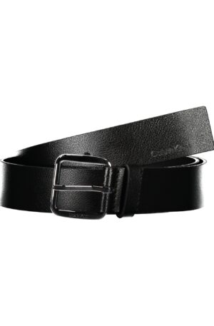 CALVIN KLEIN CINTURA IN PELLE UOMO NERO