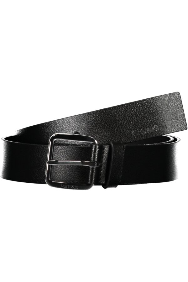 CALVIN KLEIN CINTURA IN PELLE UOMO NERO