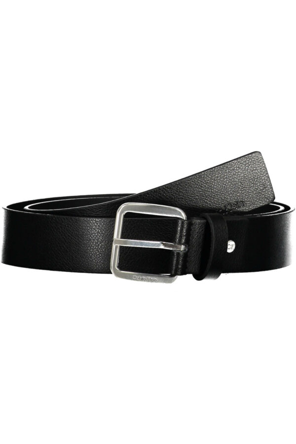 CALVIN KLEIN CINTURA IN PELLE UOMO NERO