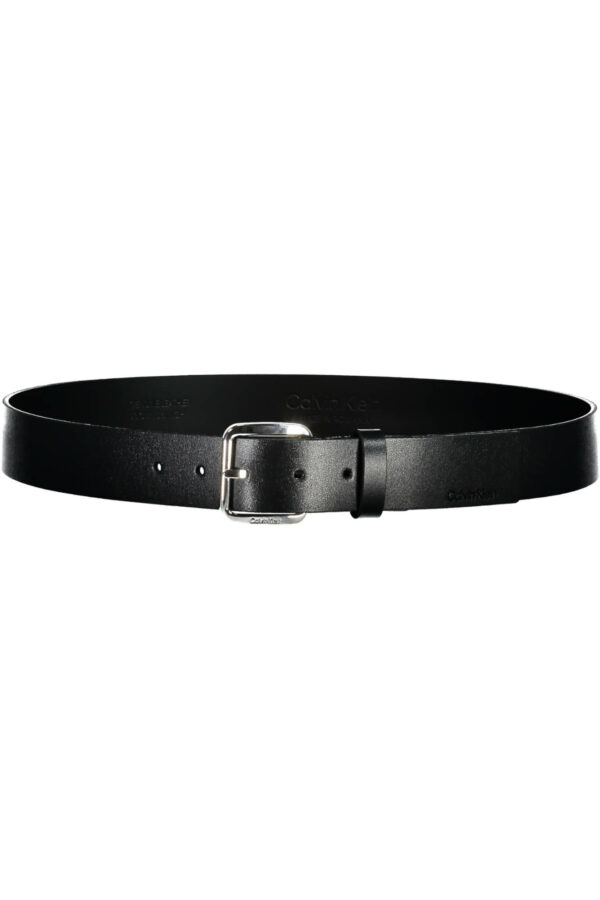 CALVIN KLEIN CINTURA IN PELLE UOMO NERO - immagine 2