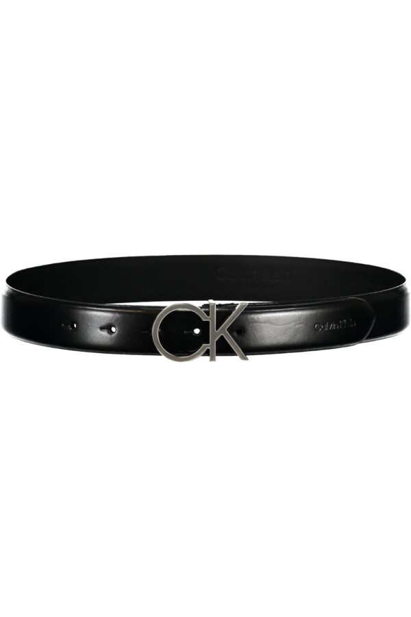 CALVIN KLEIN CINTURA IN PELLE UOMO NERO - immagine 2
