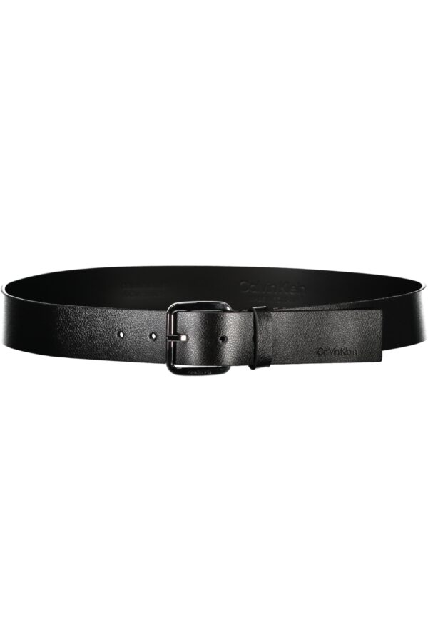 CALVIN KLEIN CINTURA IN PELLE UOMO NERO - immagine 2
