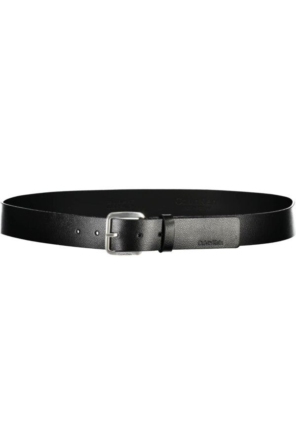 CALVIN KLEIN CINTURA IN PELLE UOMO NERO - immagine 2