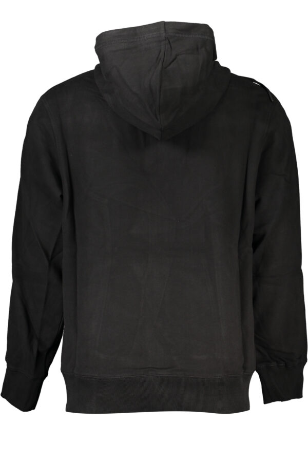 CALVIN KLEIN FELPA CON ZIP UOMO NERO - immagine 2