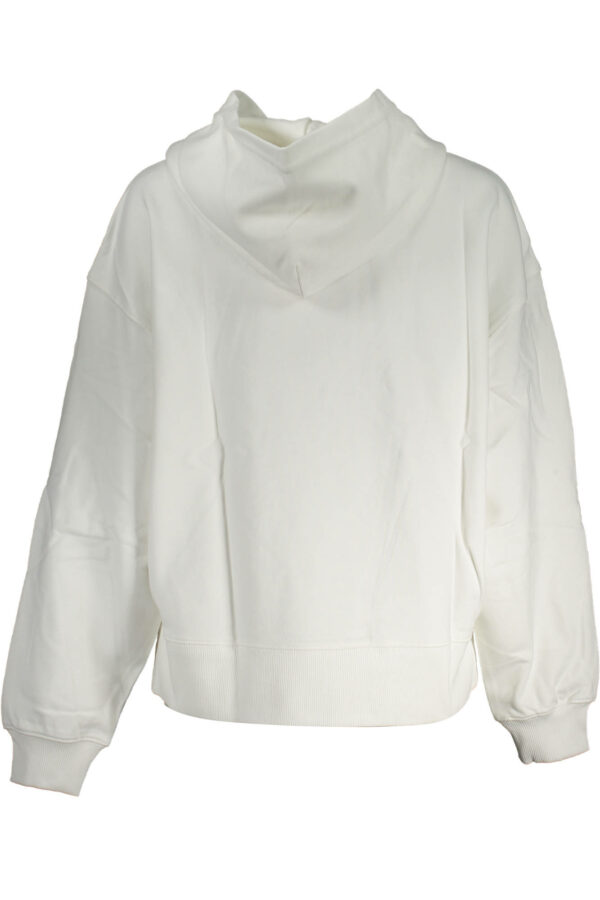 CALVIN KLEIN FELPA SENZA ZIP DONNA BIANCO - immagine 2