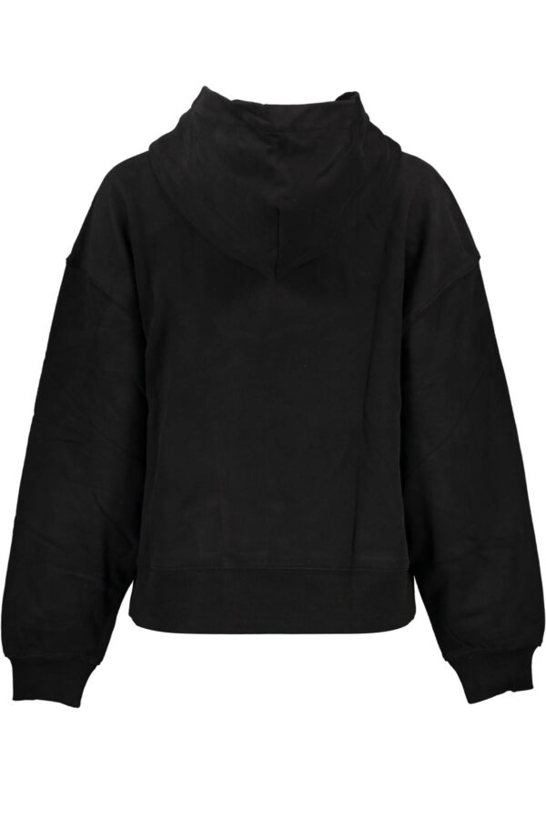 CALVIN KLEIN FELPA SENZA ZIP DONNA NERO - immagine 2