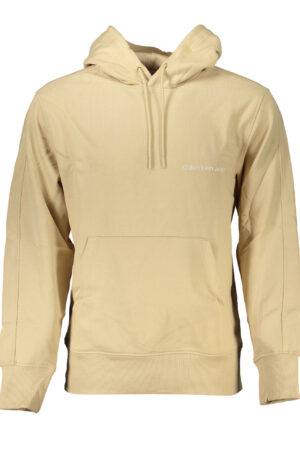 CALVIN KLEIN FELPA SENZA ZIP UOMO BEIGE