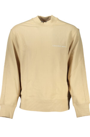 CALVIN KLEIN FELPA SENZA ZIP UOMO BEIGE