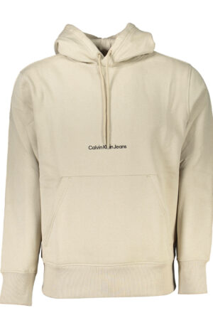 CALVIN KLEIN FELPA SENZA ZIP UOMO BEIGE