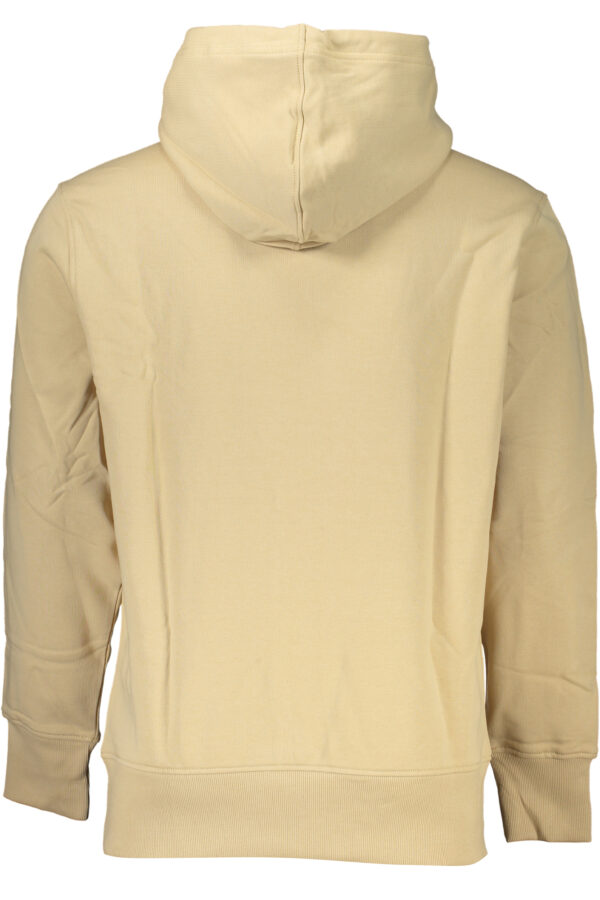 CALVIN KLEIN FELPA SENZA ZIP UOMO BEIGE - immagine 2