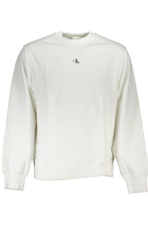 CALVIN KLEIN FELPA SENZA ZIP UOMO BIANCO