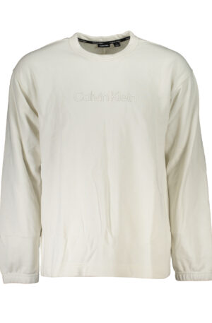 CALVIN KLEIN FELPA SENZA ZIP UOMO BIANCO