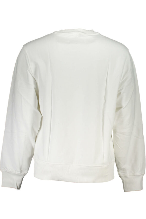 CALVIN KLEIN FELPA SENZA ZIP UOMO BIANCO - immagine 2