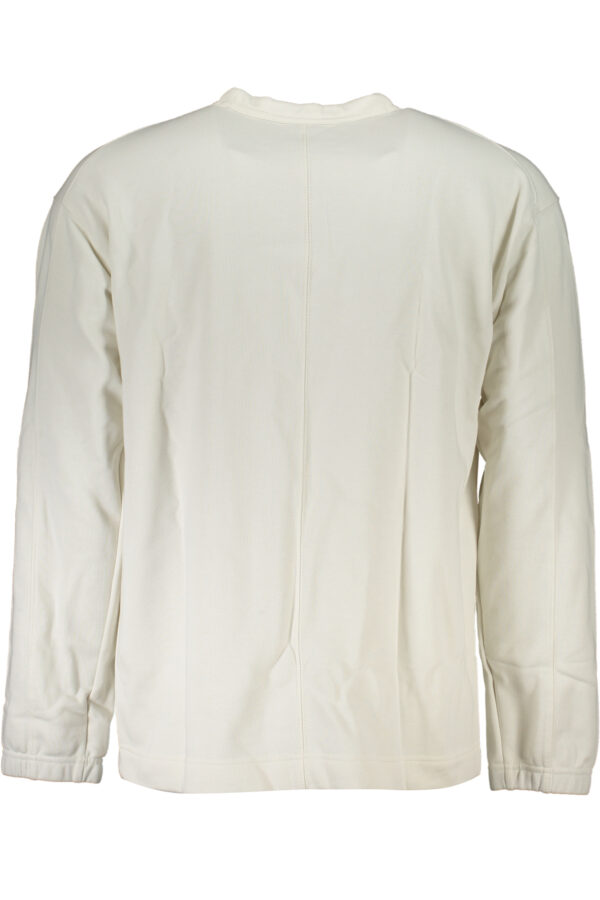 CALVIN KLEIN FELPA SENZA ZIP UOMO BIANCO - immagine 2