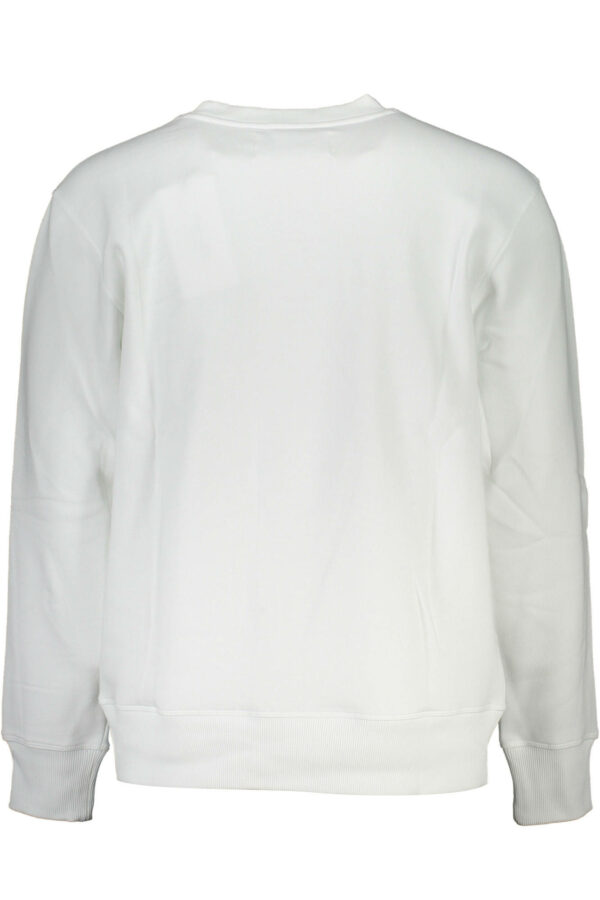 CALVIN KLEIN FELPA SENZA ZIP UOMO BIANCO - immagine 2