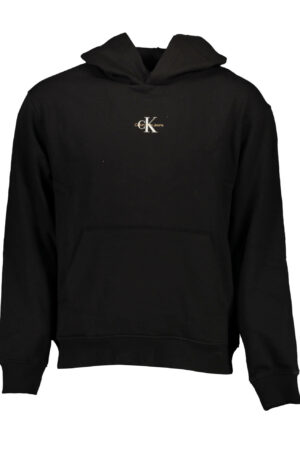 CALVIN KLEIN FELPA SENZA ZIP UOMO NERO