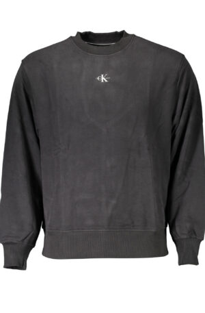 CALVIN KLEIN FELPA SENZA ZIP UOMO NERO