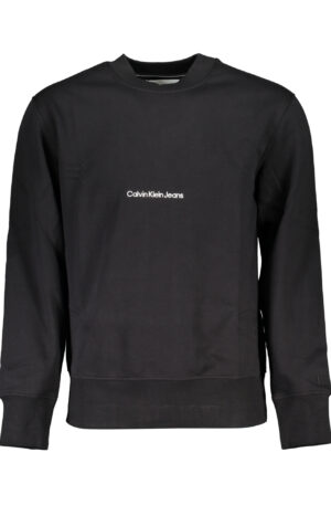 CALVIN KLEIN FELPA SENZA ZIP UOMO NERO