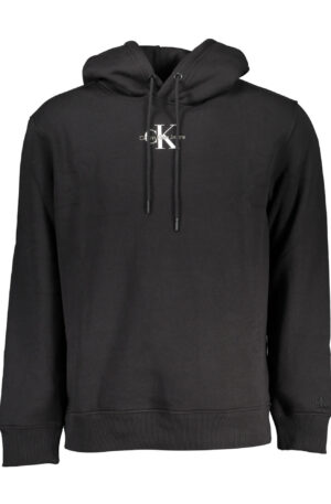 CALVIN KLEIN FELPA SENZA ZIP UOMO NERO