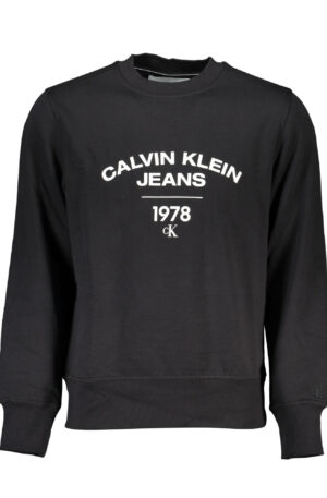 CALVIN KLEIN FELPA SENZA ZIP UOMO NERO
