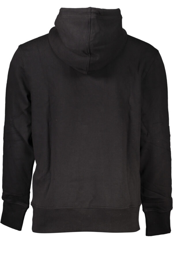 CALVIN KLEIN FELPA SENZA ZIP UOMO NERO - immagine 2