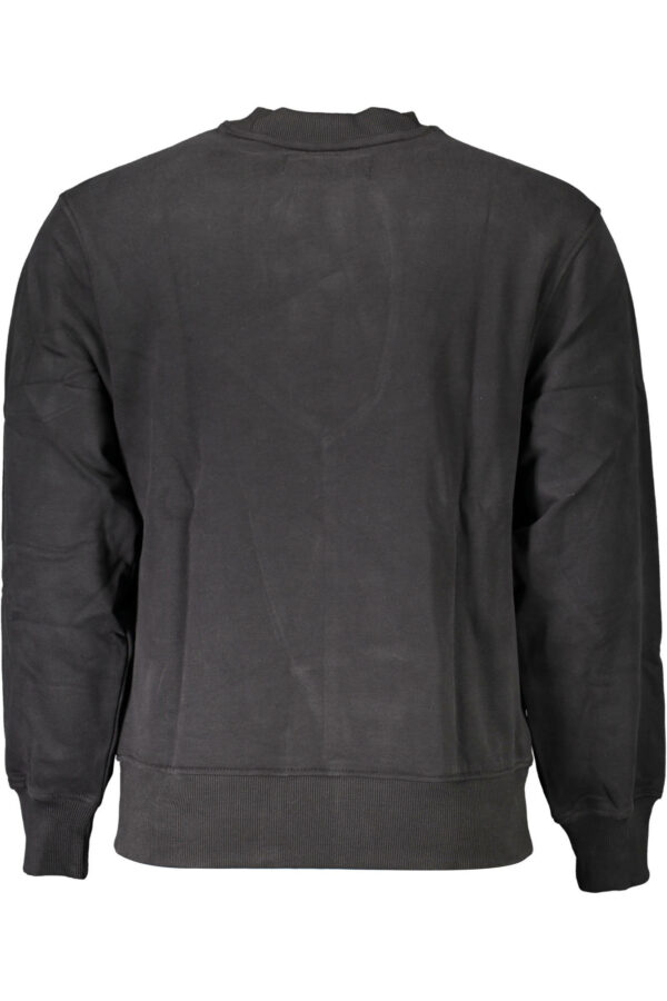 CALVIN KLEIN FELPA SENZA ZIP UOMO NERO - immagine 2