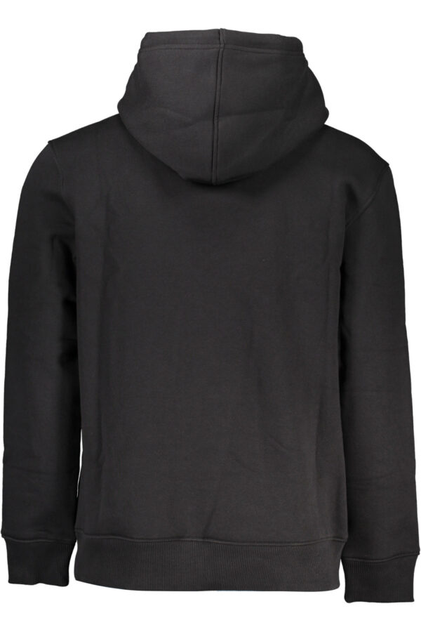 CALVIN KLEIN FELPA SENZA ZIP UOMO NERO - immagine 3