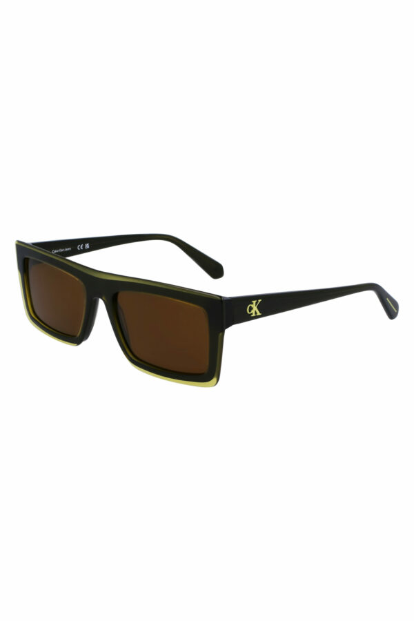 CALVIN KLEIN OCCHIALE DA SOLE UOMO GIALLO - immagine 2