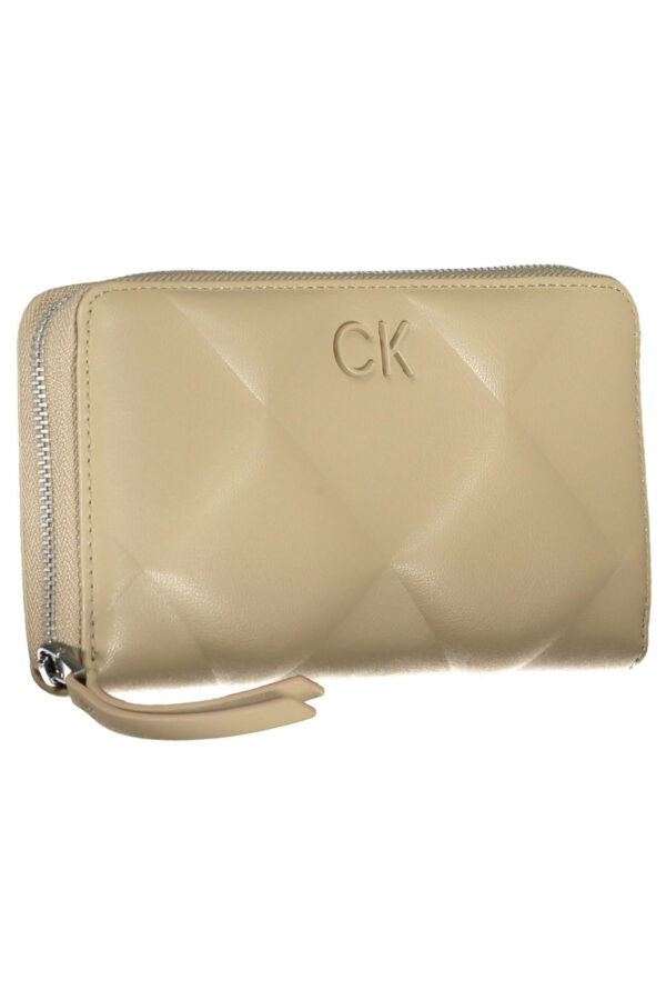 CALVIN KLEIN PORTAFOGLIO DONNA BEIGE - immagine 3