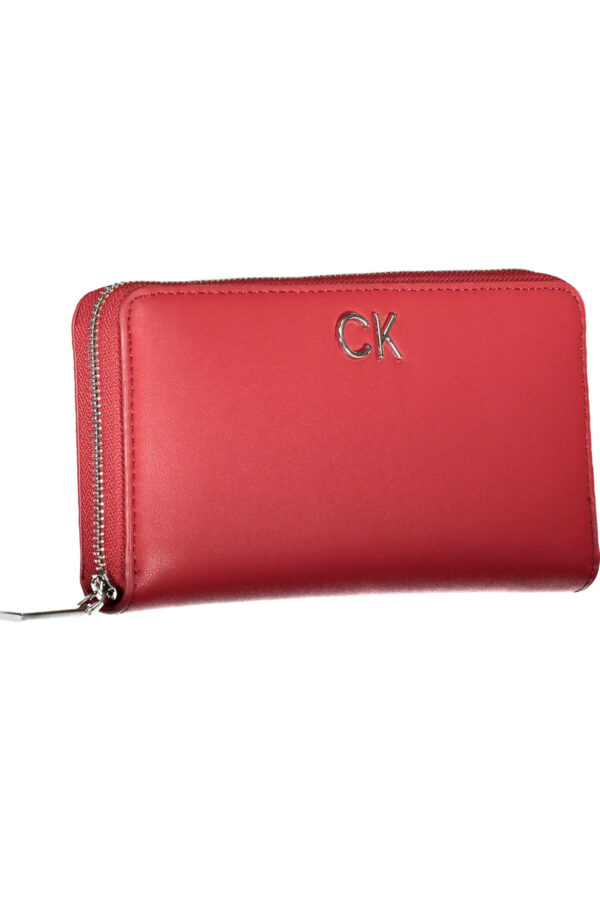 CALVIN KLEIN PORTAFOGLIO DONNA ROSSO - immagine 3