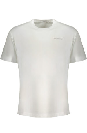 CALVIN KLEIN T-SHIRT MANICHE CORTE UOMO BIANCO