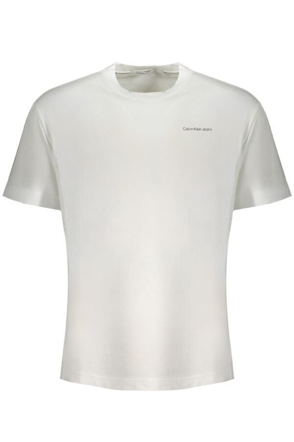 CALVIN KLEIN T-SHIRT MANICHE CORTE UOMO BIANCO