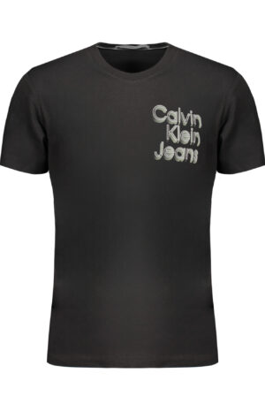 CALVIN KLEIN T-SHIRT MANICHE CORTE UOMO NERO