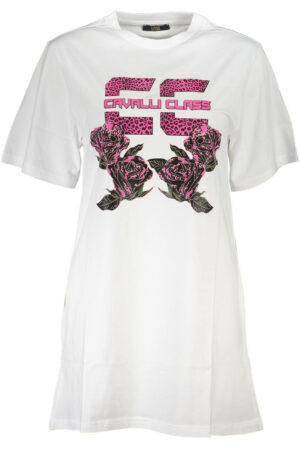 CAVALLI CLASS ABITO CORTO DONNA BIANCO