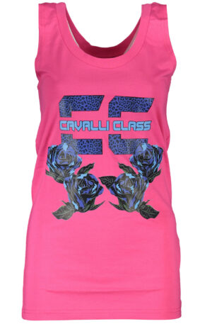 CAVALLI CLASS CANOTTA DONNA ROSA