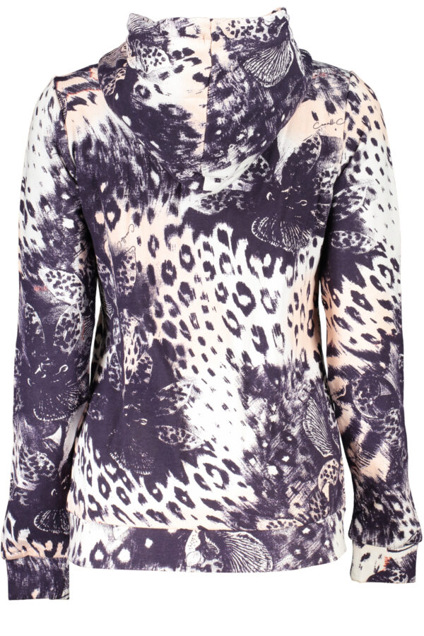 CAVALLI CLASS FELPA CON ZIP DONNA ROSA - immagine 2