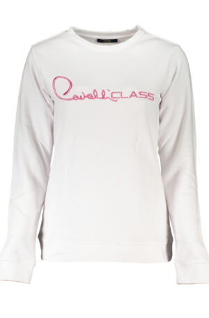CAVALLI CLASS FELPA SENZA ZIP DONNA BIANCO