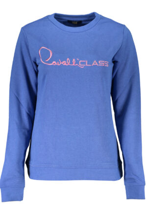 CAVALLI CLASS FELPA SENZA ZIP DONNA BLU