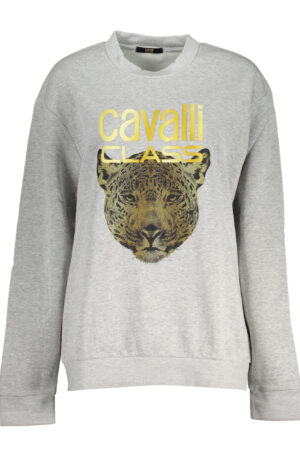 CAVALLI CLASS FELPA SENZA ZIP DONNA GRIGIO