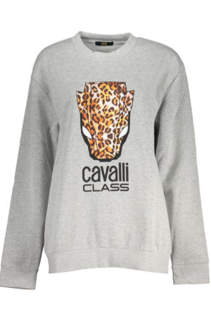 CAVALLI CLASS FELPA SENZA ZIP DONNA GRIGIO