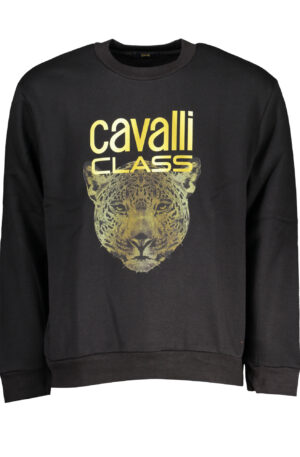 CAVALLI CLASS FELPA SENZA ZIP DONNA NERO