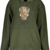 CAVALLI CLASS FELPA SENZA ZIP DONNA VERDE