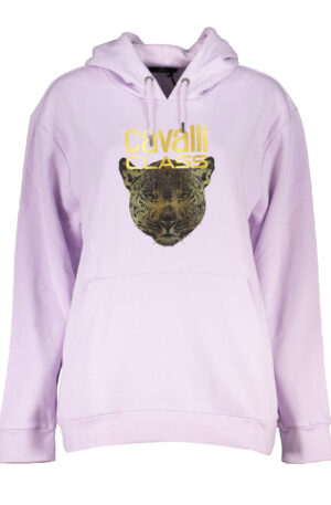 CAVALLI CLASS FELPA SENZA ZIP DONNA VIOLA