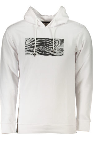 CAVALLI CLASS FELPA SENZA ZIP UOMO BIANCO